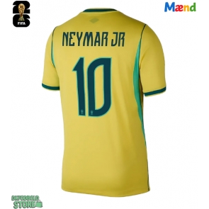 Brasilien Neymar Jr #10 Replika Hjemmebanetrøje VM 2026 Kortærmet